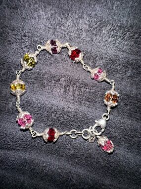 Retired Brighton Glass Mountain Bracelet